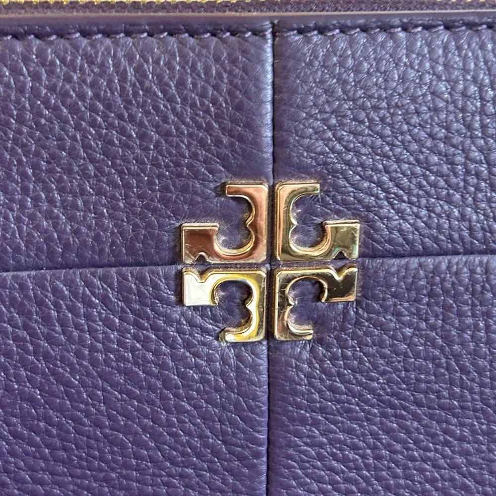 Tory Burch Purple Pebbled Leather crossbody